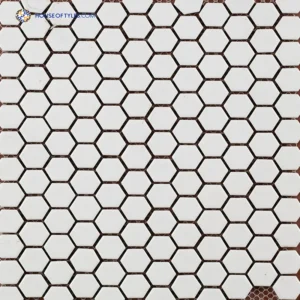 KI- 1X1 HEXAGON WHITE tiles