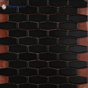 KI-1X3 STRETCH HEXAGON BLACK tiles